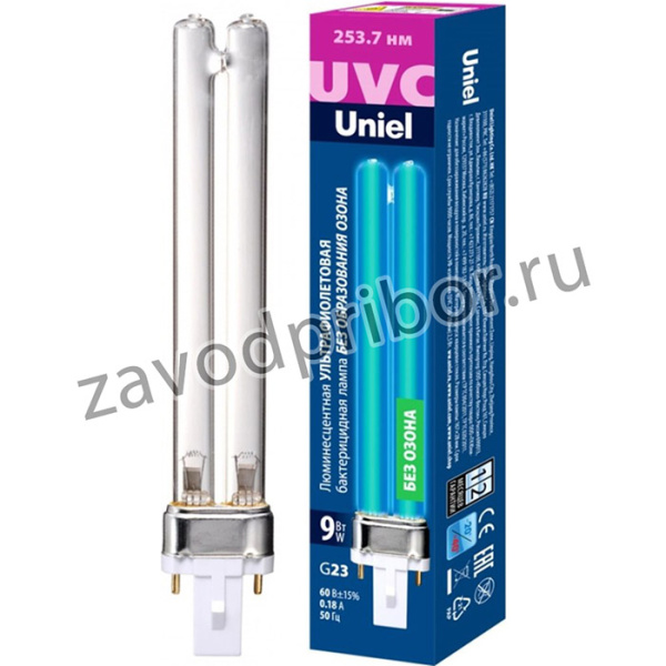 Лампа энергосберегающая бактерицидная UVCB/G23/CL ESL-PL-9 UL-00007440