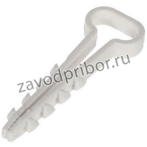 Дюбель-хомут 5-10 для пл.кабеля, белый 100шт. X7902895