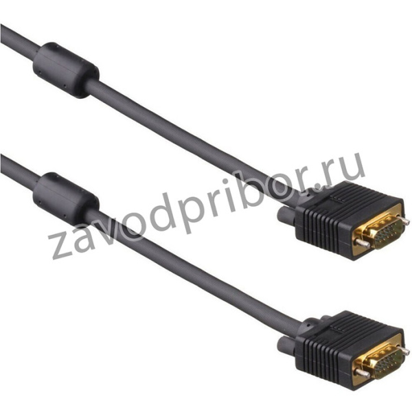 Кабель VGA Pro ExeGate EX-CC-PVGA-15M15M-30.0 (15M/15M, 30м, 2 фильтра, позолоченные контакты, экран)