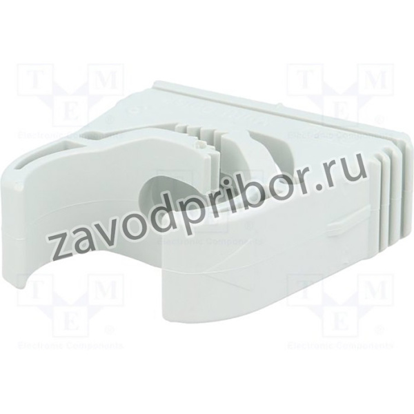 OBO-2153130, Держатель, 25-28,5мм, полиамид, светло-серый
