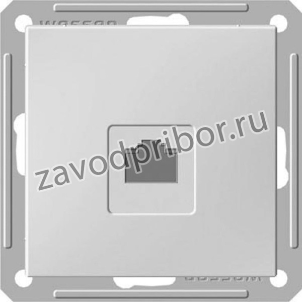 WESSEN 59 Белый Розетка компьютерная 1-ая RJ45 кат. 5e RSI-152K5E-1-86
