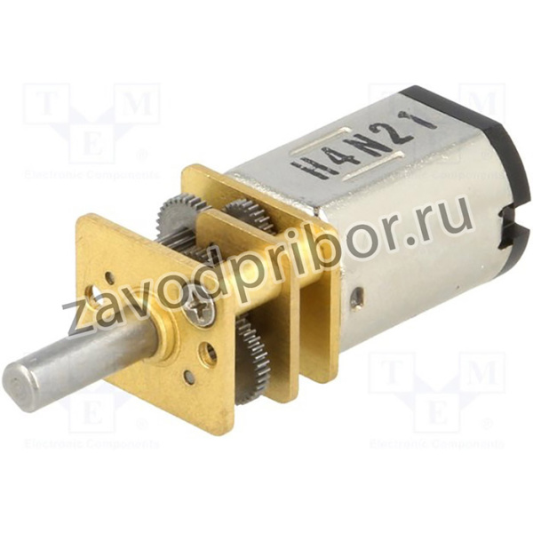 POLOLU-3044, Двигатель: DC, с редуктором, HPCB 12V, 12ВDC, 750мА, Ось: D профиль