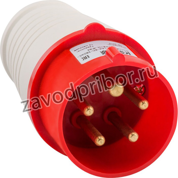 Вилка кабельная 025 32А 380AC 3P+PE+N 6ч IP44 КЭАЗ 222740