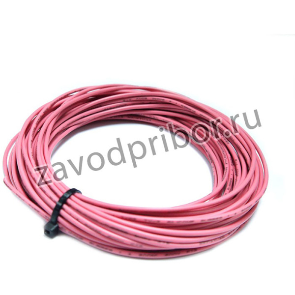 Провод силиконовый 24AWG 0,2 мм кв 10 м (розовый)