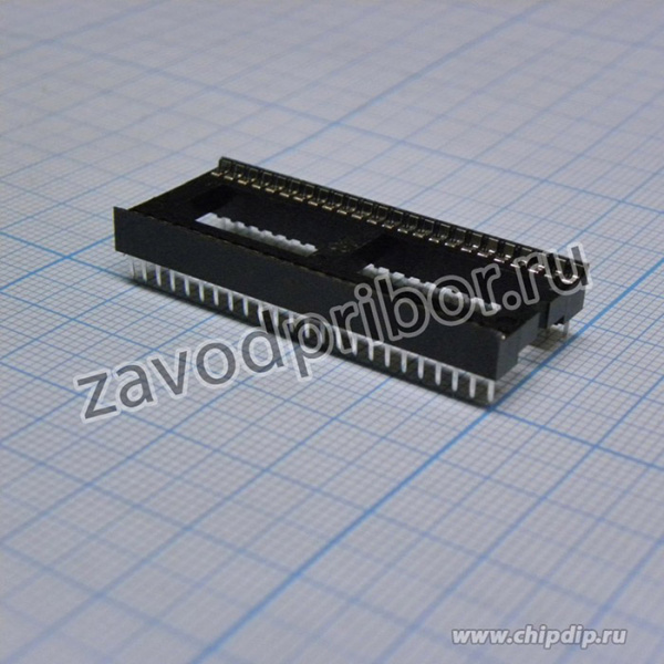 ICSS-48 (1.78mm), (ICSS-48), DIP-панель под микросхему 48pin, шаг 1.778мм, ширина 15.24мм