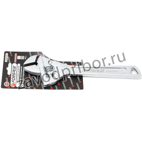 F649250CS, Ключ разводной с шарнирным механизмом для быстрого подбора размера захвата 10''-250мм(захват 0-36мм)