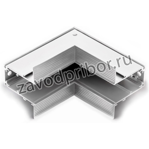Slim Magnetic Коннектор угловой внутренний для встраиваемого шинопровода белый 85093/11