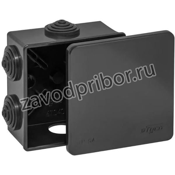 Коробка распределительная ОП 85х85х40мм УХЛ1 IP54 черн. Ruvinil 67040Ч