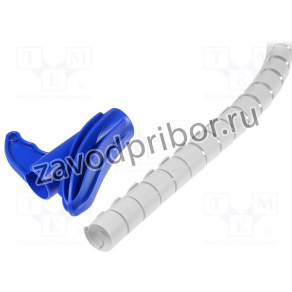 HWPP25GY, Лента для кроссировки, 25мм, полипропилен, серый, UL94HB