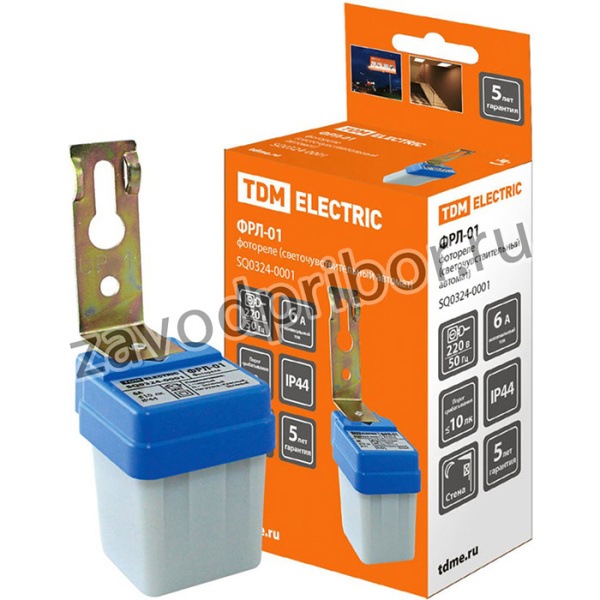 Фотореле ФРЛ-01 10лк 6А, TDM