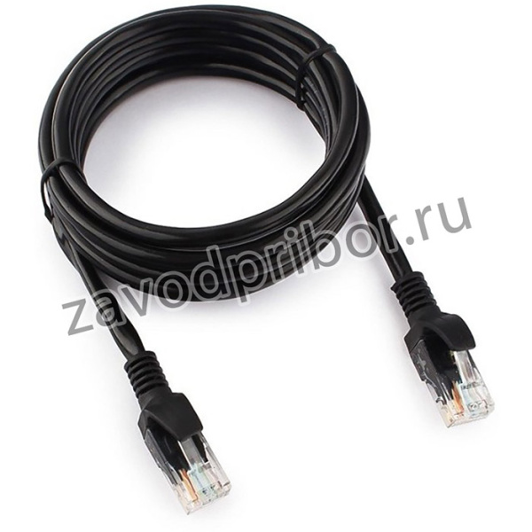 Cablexpert Патч-корд UTP PP12-2M/BK кат.5, 2м, литой, многожильный (черный)