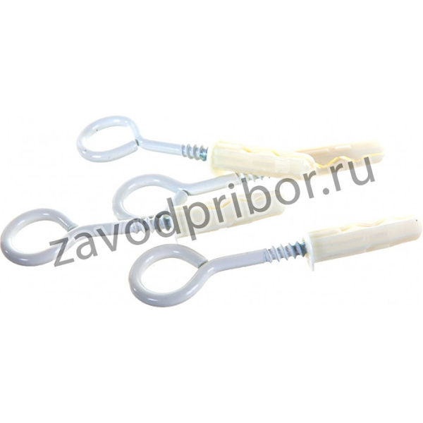 Петля-шуруп бел. L30 x d5 x O13 в компл. c дюбелем MULTI 8x32 4шт. MP 316 17