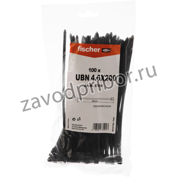 UBN 4.6x200 СТЯЖКА КАБ. УСТОЙЧИВАЯ К УФ 100 шт. 87494