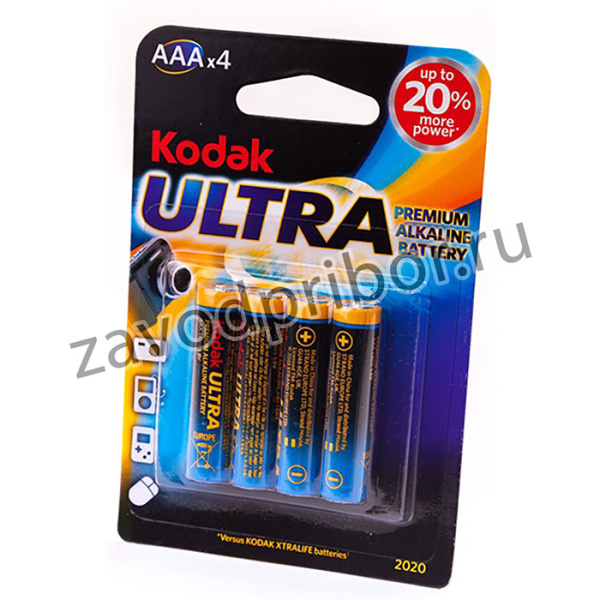Kodak ULTRA PREMIUM LR03 BL4, Элемент питания