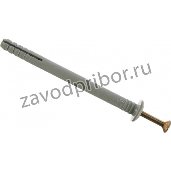 Дюбельгвоздь 6х80 гриб.манж. полипропилен 10 шт., подвес 4-0012790