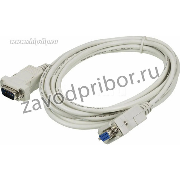 Кабель-удлинитель Serial 9 pin NingBo COM 9pin (m) - COM 9pin (f), 3м, серый