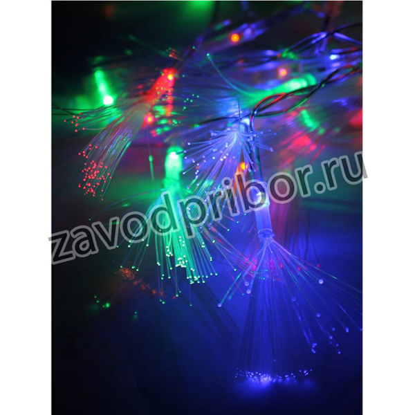 Светодиодная гирлянда 40 светодиодов, кисточки мультиколор, 5,4м, 8 режимов KOC_GIR40LED_RGB