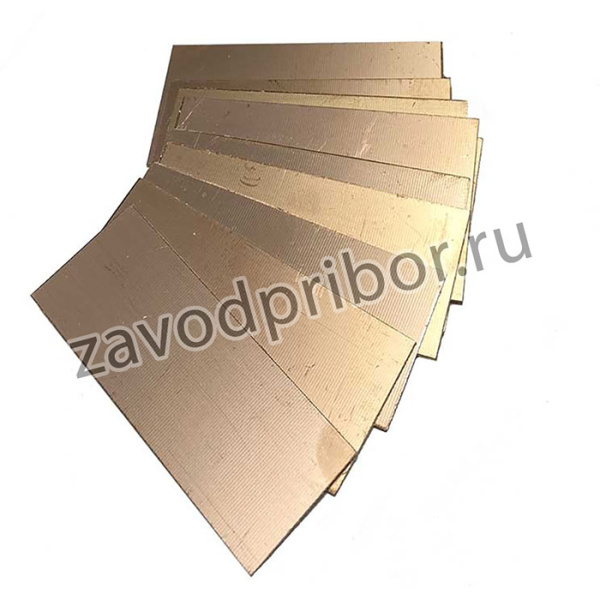 Стеклотекстолит FR-4 35/35 1,5 х 50 х 100 мм 10 шт ( размер +-)