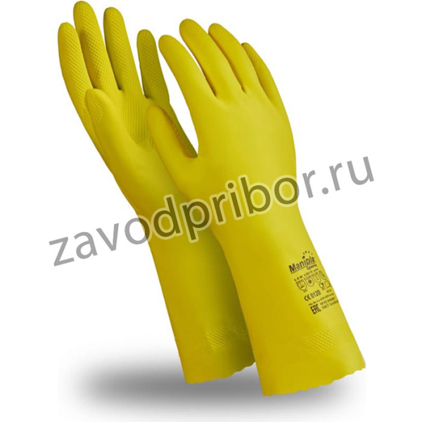 Перчатки БЛЕСК, /L-F-01/, латекс 0.40 мм 9-9.5/L Пер 613/9