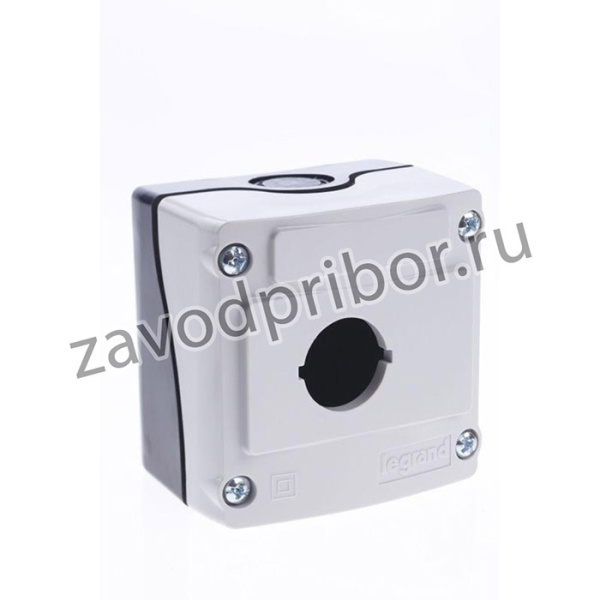 Osmoz Пост управления пустой на 1 отверстие, серый