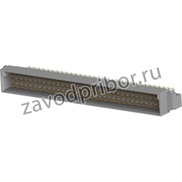 5536437-4, Разъем DIN 41612, Eurocard Type C, 96 контакт(-ов), Штыревой Разъем, 2.54 мм, 3 ряда, a + b + c