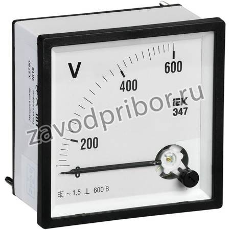 Вольтметр Э47 100В кл. точн. 1,5 72х72мм IPV10-6-0100-E