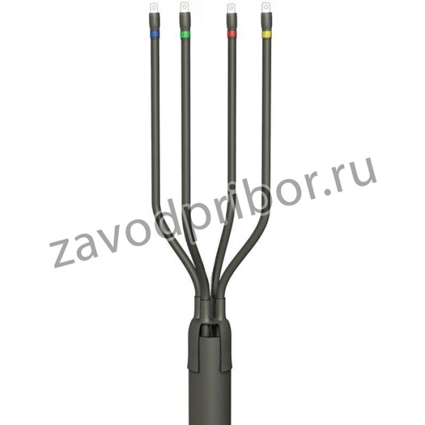 Муфта кабельная концевая универсальная 1кВ 4 ПКВ(Н)Тп-1 (150-240) с наконечниками (пластик без брони) ЗЭТАРУС zeta20626