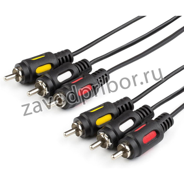 Кабель AUDIO-VIDEO 3RCA 3M AT0712 ATCOM