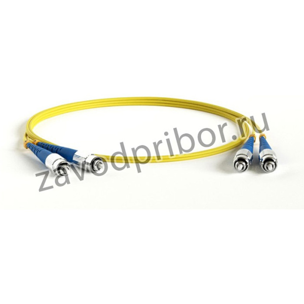 01 Патч-корд волоконно-оптический (шнур) Hyperline, SM 9/125 (OS2), FC/UPC-FC/UPC, 2.0 мм, duplex, LSZH, 5м, желтый