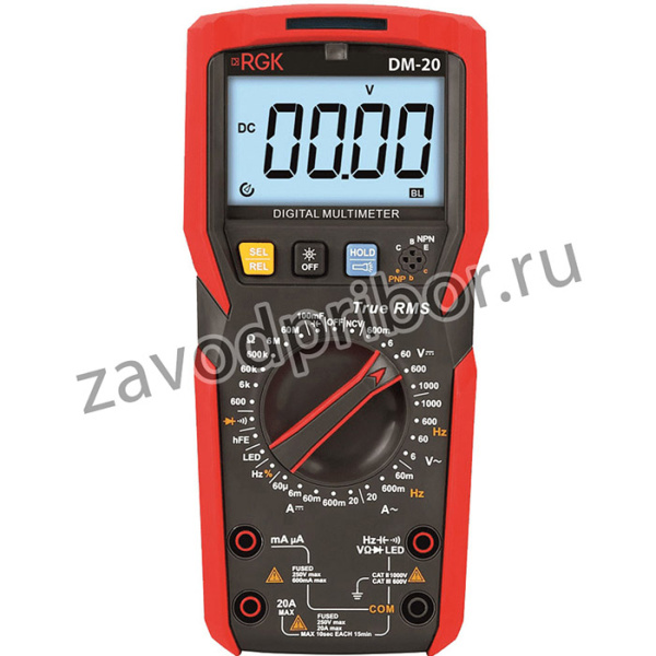 RGK DM-20 — цифровой мультиметр