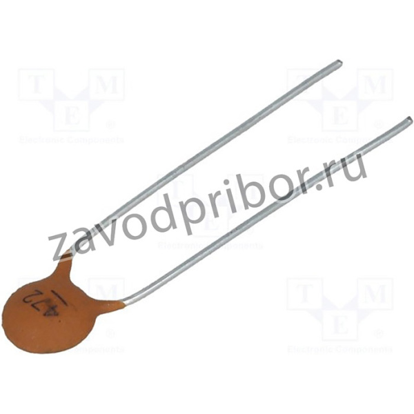 CC-472/100, Конденсатор: керамический, 4,7нФ, 100В, Y5V, ±20%, THT, 5мм