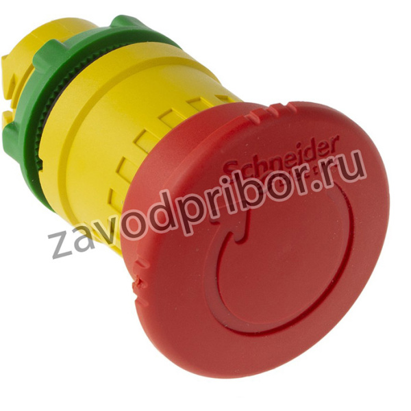 ZB5AS844, Переключатель, кнопочный, 22мм, черный/красный, IP66, Серия, ZB5