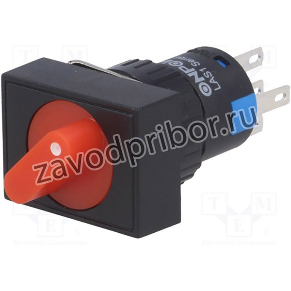 V16-11XAJ-2-24R, Переключатель: поворотный, Пол: 2, SPDT, 3A/220ВAC, 2A/24ВDC, 50мОм
