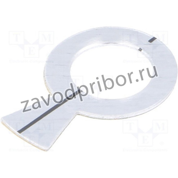 A6016019, Указатель, алюминий, самоклеящаяся, 16мм, Монтаж: на панель