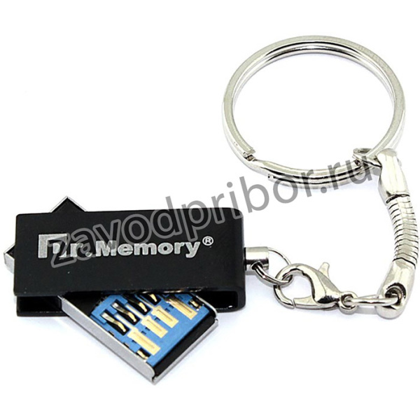 Флешка USB Dr. Memory 005 8Гб, USB 3.0, серебристый