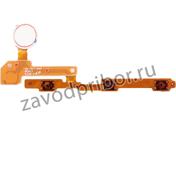 Шлейф для Samsung SM-T210/T211 + кнопки громкости/включения + микрофон