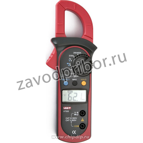 UT202, Клещи токовые цифровые ACA с автоматическим выбором диапазона (OBSOLETE)