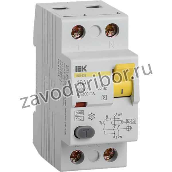 УЗО ВД1-63S 2Р 40А 300мА MDV12-2-040-300
