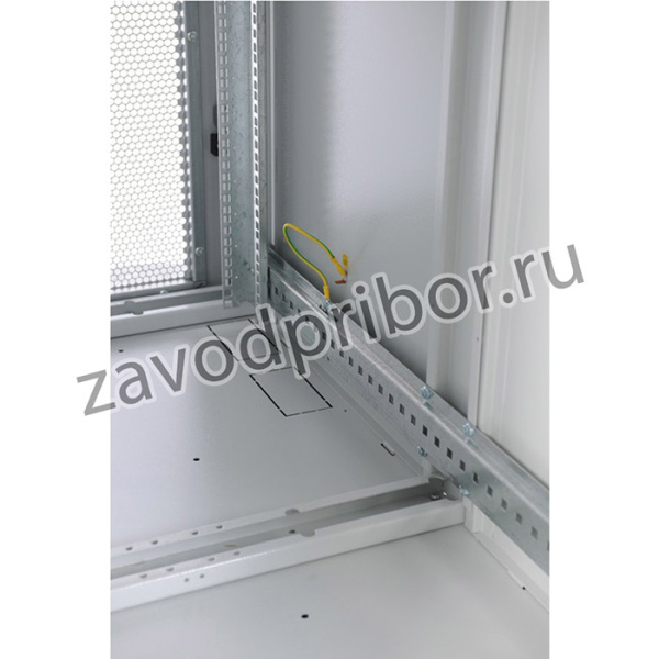 Шкаф серверный ЦМО (ШТК-С-33.6.12-44АА) напольный 33U 600x1200мм пер.дв.перфор. задн.дв.перфор. 2 бок.пан. 1000кг серый 1050мм 130кг 180град