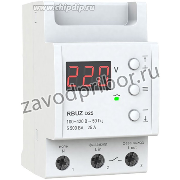 Реле напряжения RBUZ D25