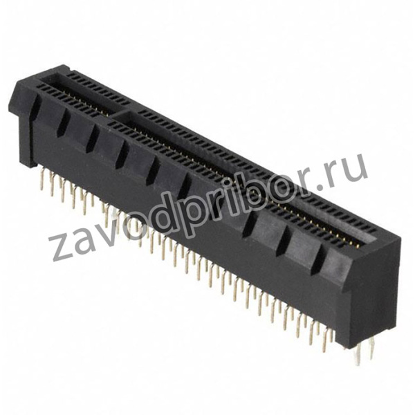 3-1775801-3, Conn PCI Express Card Edge SKT 98 POS 1mm Solder ST Thru-Hole Tray