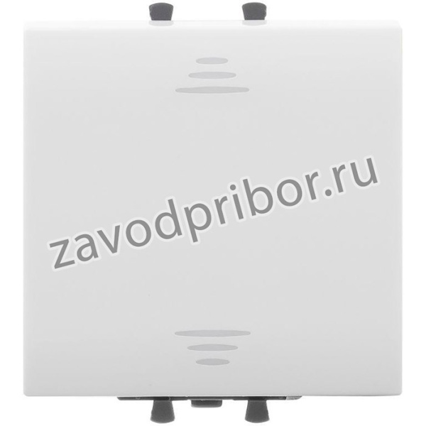 Выключатель модульный 1-кл. 2мод. Avanti "Белое облако" 16А IP20 бел. DKC 4400102