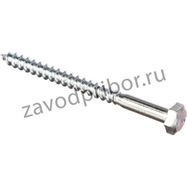 Болт DIN 571 сантехнический оцинк 6x70 40 шт - коробка с ок. Tech-Kr 126549