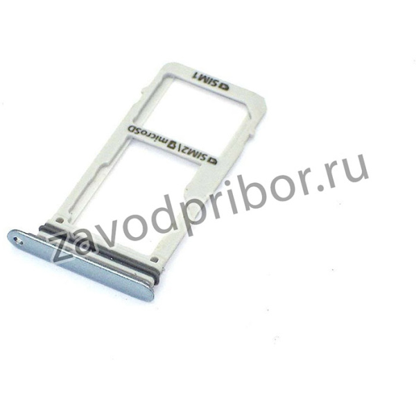 Держатель (лоток) SIM карты для Samsung Galaxy A3 2017 A320F синий