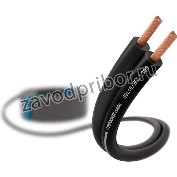 Акустический кабель SBL 16.OFC.1,306.5, 16AWG 2x1,306mm2, черный, 5 м НФ-00001771