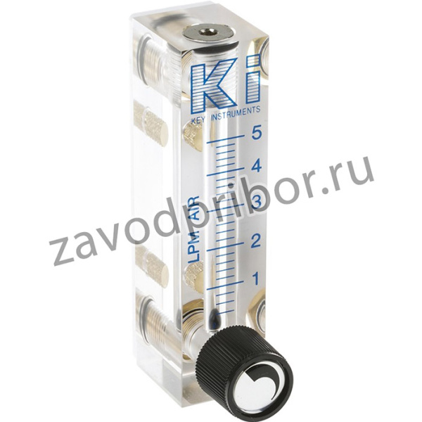 25102A14BVBN, FR2000 Series Variable Area Flow Meter for Gas, 0.4 L/min Min, 5 L/min Max