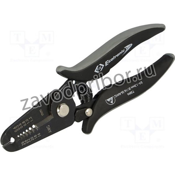CK-3894, Стриппер; Oпровода: 0,4-1,3мм; 16AWG-26AWG; Кабель: круглые; ESD