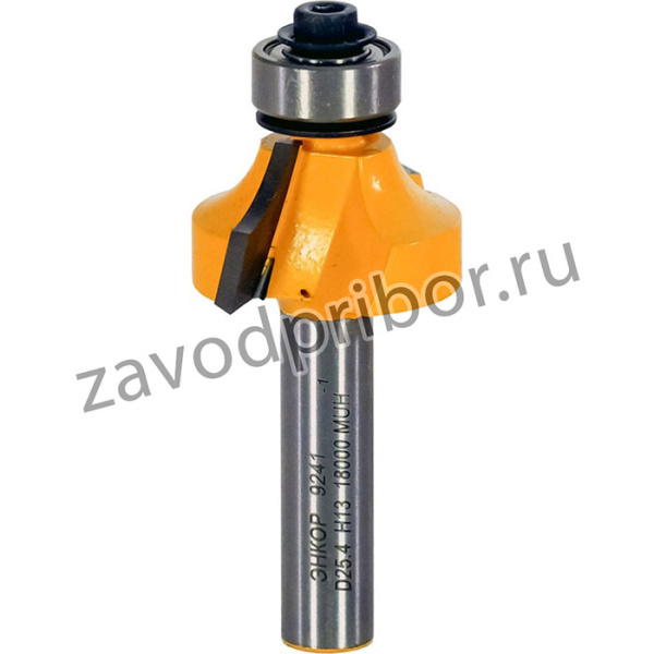 Фреза кромочная калевочная ф25.4x13, r6.3, хв.8мм 9241 9241