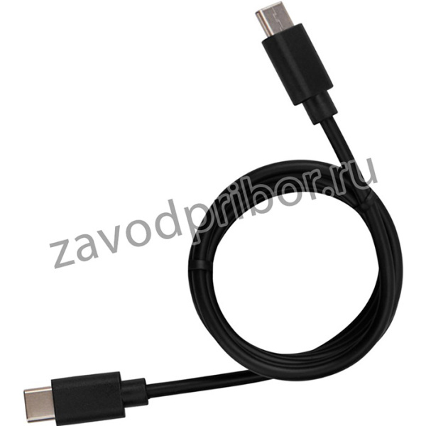 18-1829, Кабель Type-C - Type-C 3A/1m/PVC/black/