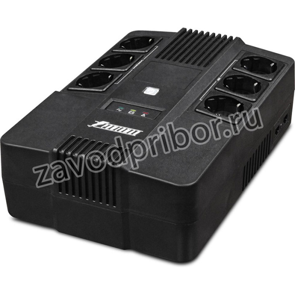 Powerman Brick 800, ИБП POWERMAN Brick 800, линейно-интерактивный, 800ВА, 480Вт, 3 евророзетки с резервным питанием, 3 евророзетки с фильт